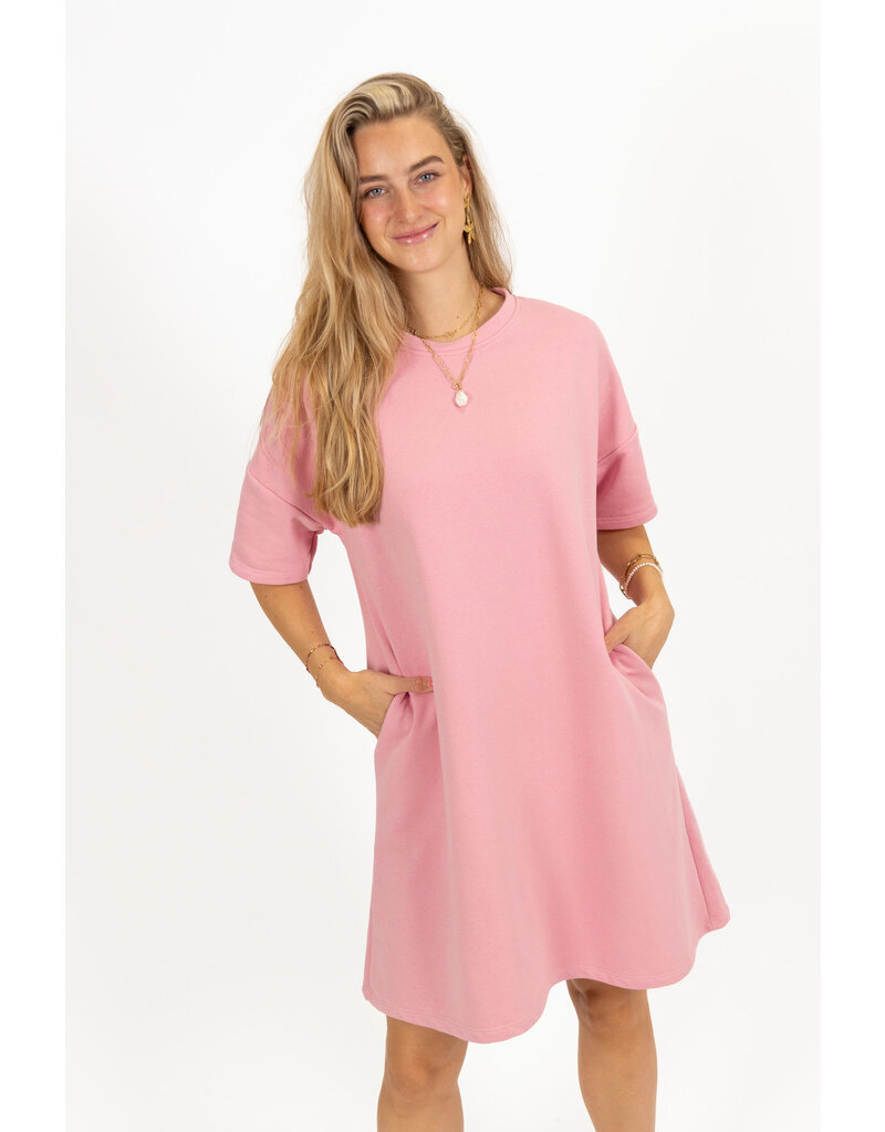 21Jewelz Sweatjurk met embleem - roze