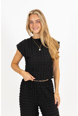 21Jewelz Structuur top - zwart