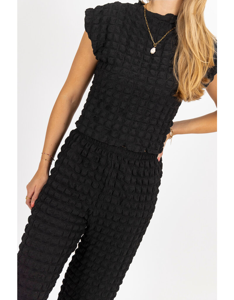21Jewelz Structuur broek - zwart