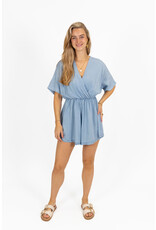 21Jewelz Denim playsuit
