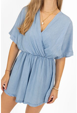 21Jewelz Denim playsuit