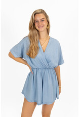 21Jewelz Denim playsuit