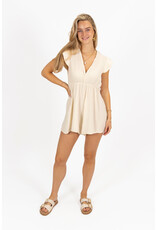 21Jewelz Mousseline playsuit - ecru