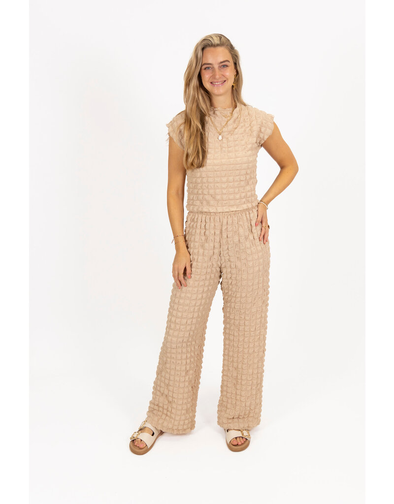 21Jewelz Structuur top - beige
