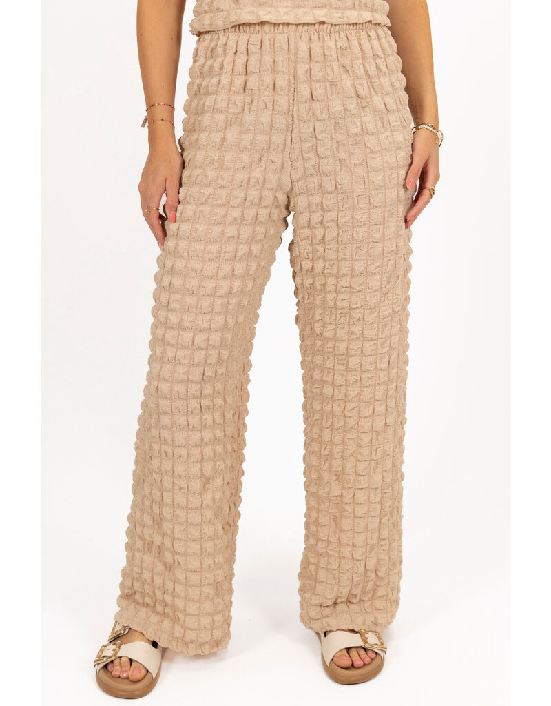 21Jewelz Structuur broek - beige