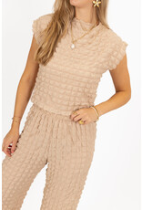 21Jewelz Structuur broek - beige
