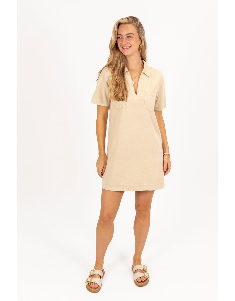 21Jewelz Spijkerjurkje - beige