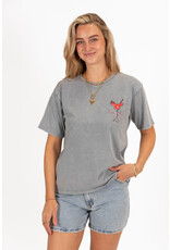 21Jewelz Shirtje met drankje & strikje - grijs