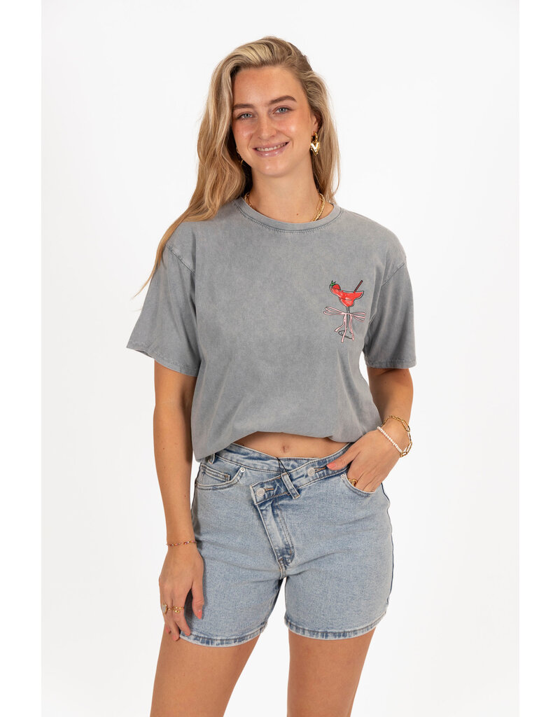 21Jewelz Shortje met schuine knoop