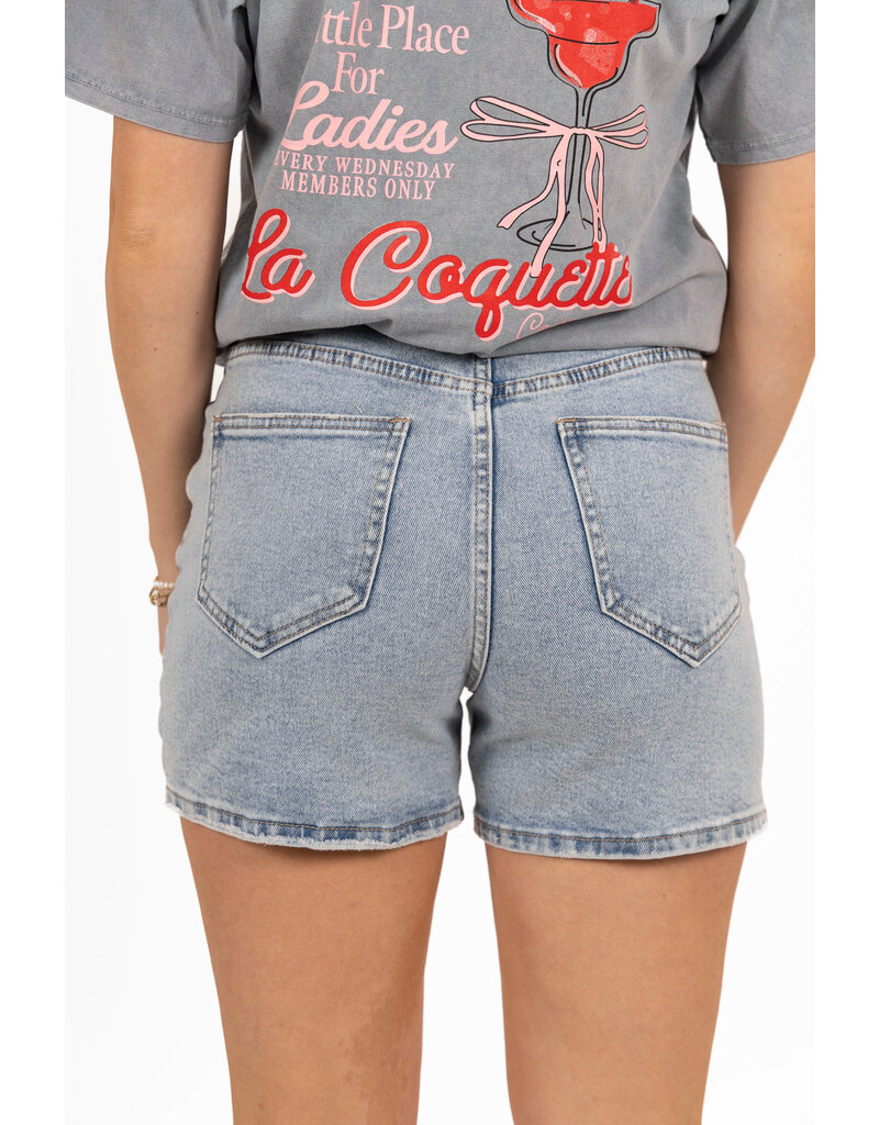 21Jewelz Shortje met schuine knoop