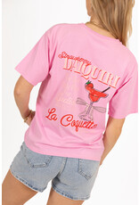 21Jewelz Shirtje met drankje & strikje - roze