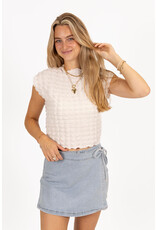 21Jewelz Structuur top - wit