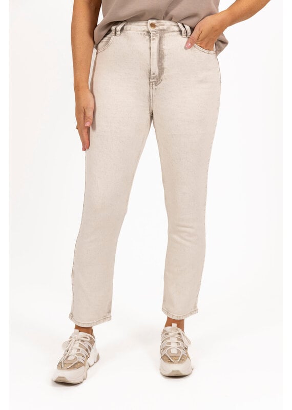 21Jewelz Mom jeans - washed lichtgrijs
