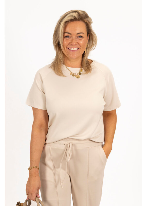 21Jewelz Basic sweater shirt - beige