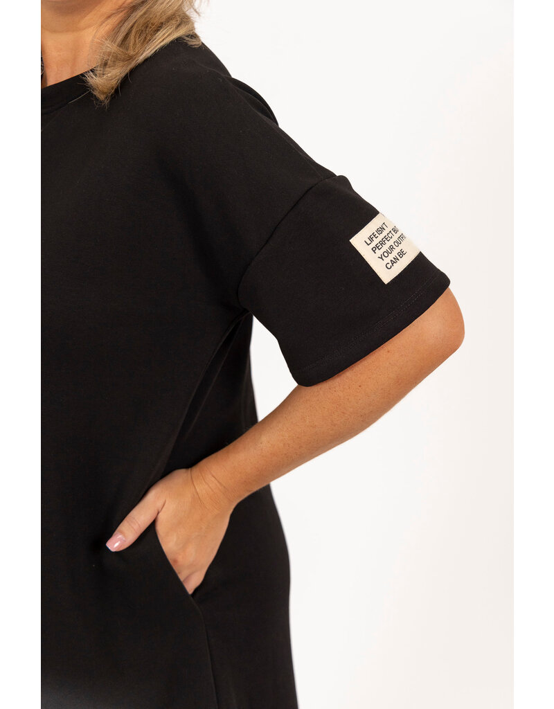 21Jewelz Sweatjurk met embleem - zwart