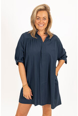 21Jewelz Navy kleurige blouse jurk