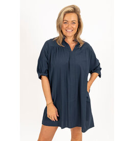 21Jewelz Navy kleurige blouse jurk