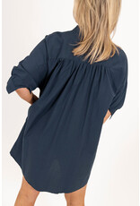 21Jewelz Navy kleurige blouse jurk
