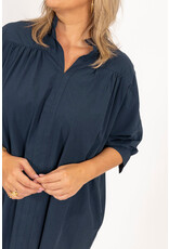 21Jewelz Navy kleurige blouse jurk