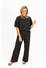 21Jewelz Structuur shirt - zwart