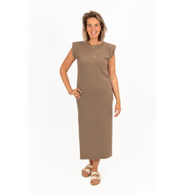 21Jewelz T-shirt jurk - taupe
