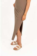 21Jewelz T-shirt jurk - taupe