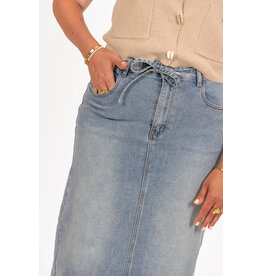 21Jewelz Lange jeansrok met ceintuurtje