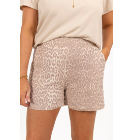 21Jewelz Tijgerprint shortje - beige