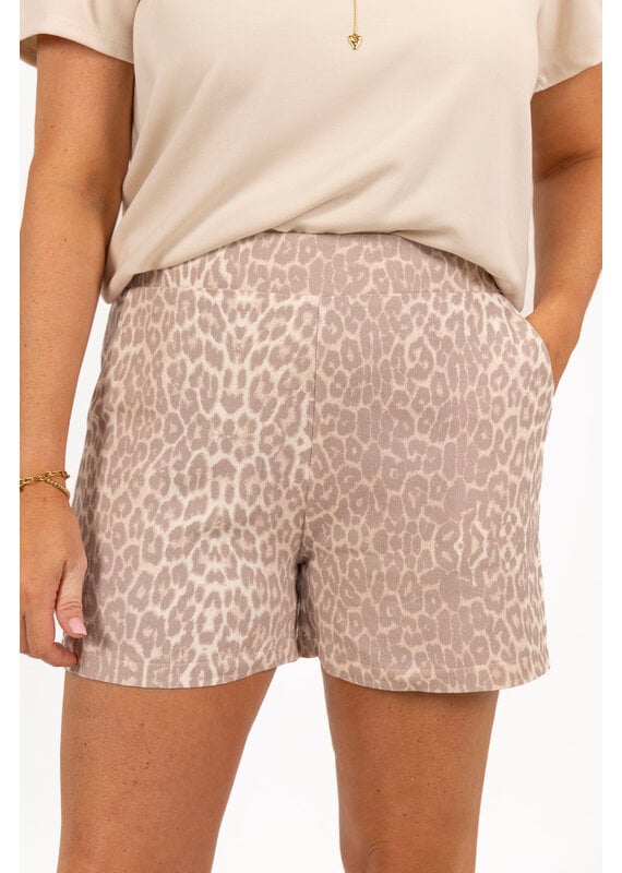 21Jewelz Tijgerprint shortje - beige