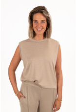 21Jewelz Basic mouwloos shirt - taupe