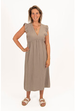 21Jewelz Lange mousseline jurk - taupe