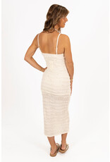21Jewelz Lange ruffle jurk - ecru