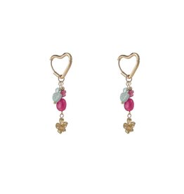Go Dutch Label D&E - Heart summer hoop - multicolor