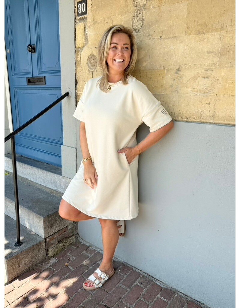 21Jewelz Sweatjurk met embleem - ecru