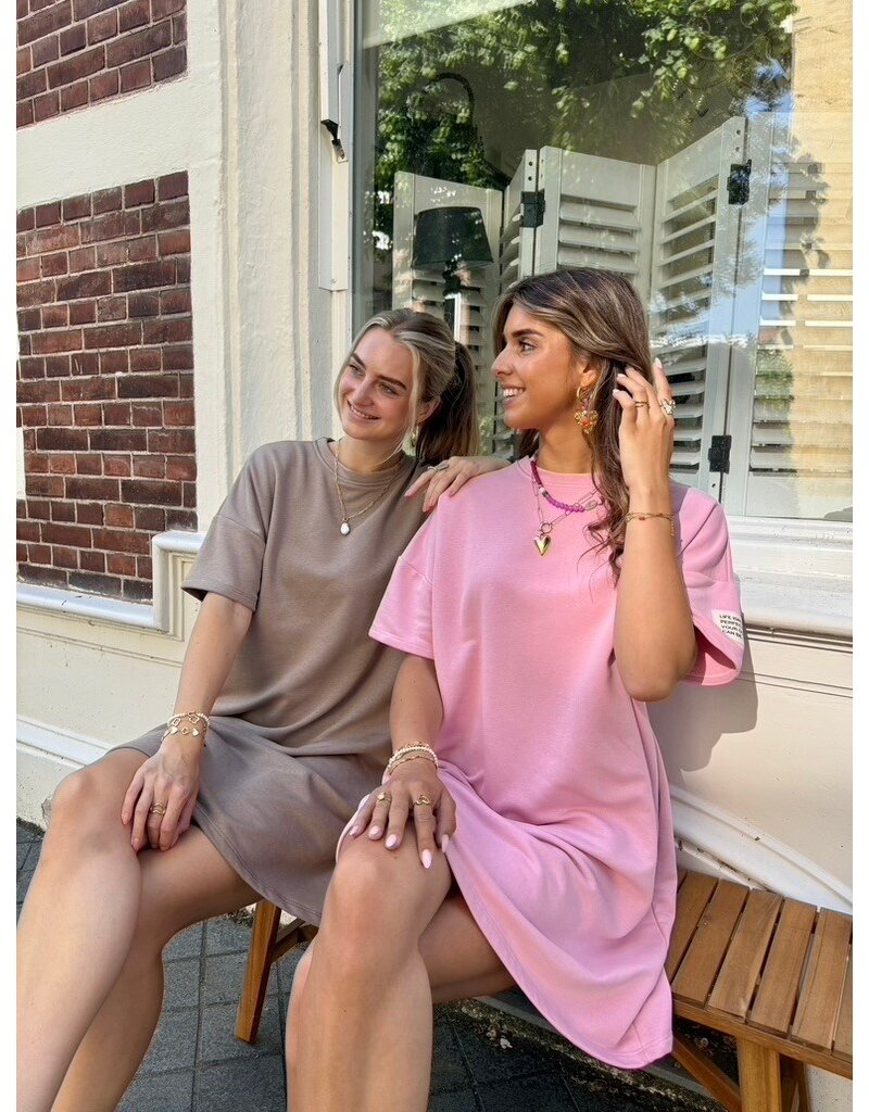 21Jewelz Sweatjurk met embleem - roze