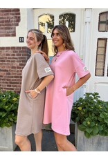 21Jewelz Sweatjurk met embleem - roze