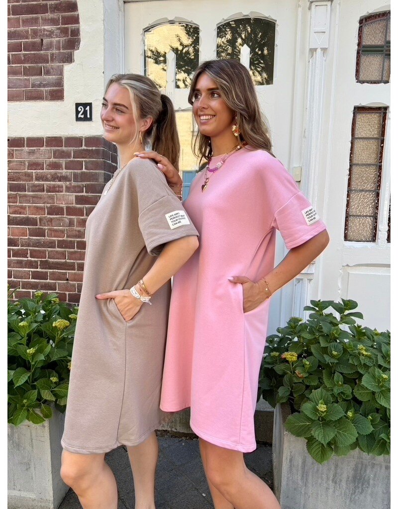 21Jewelz Sweatjurk met embleem - roze