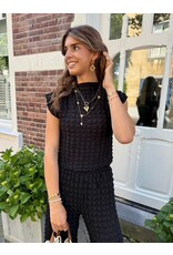 21Jewelz Structuur top - zwart