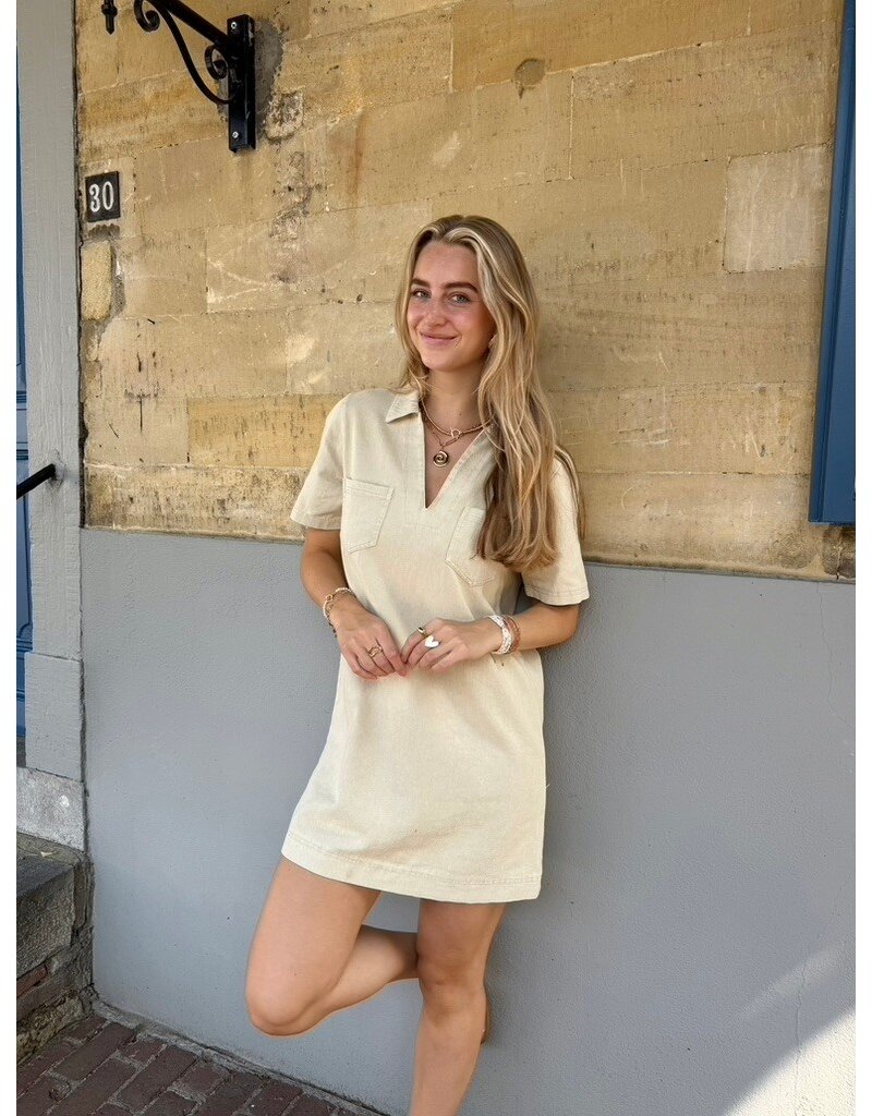 21Jewelz Spijkerjurkje - beige