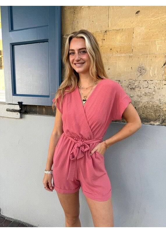 21Jewelz Basic playsuit - oudroze