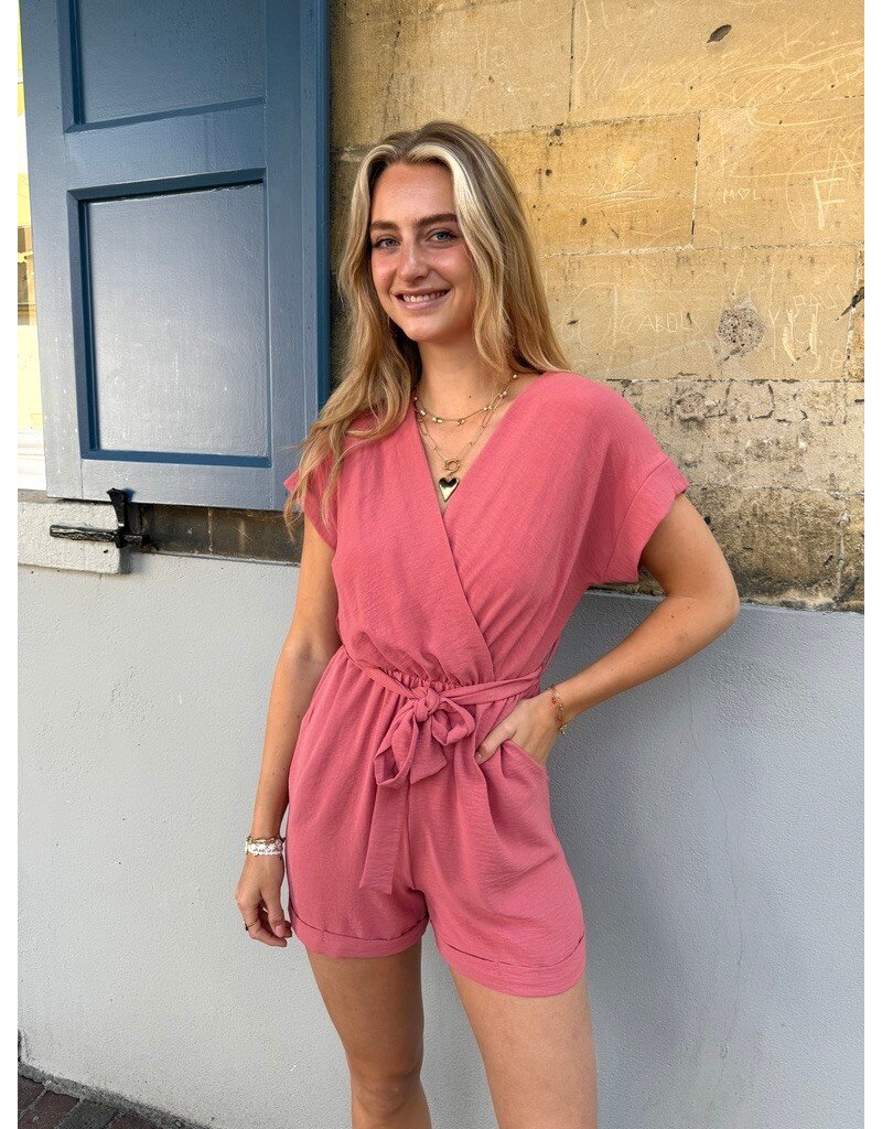 21Jewelz Basic playsuit - oudroze