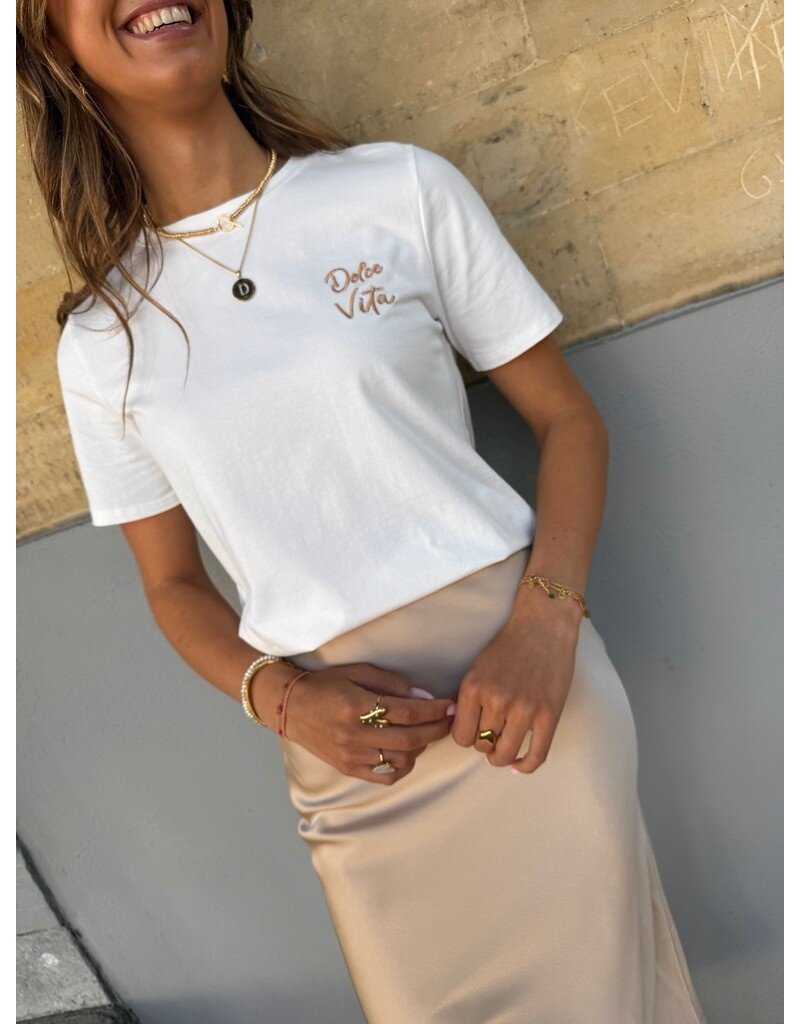 21Jewelz Dolce vita shirt - wit