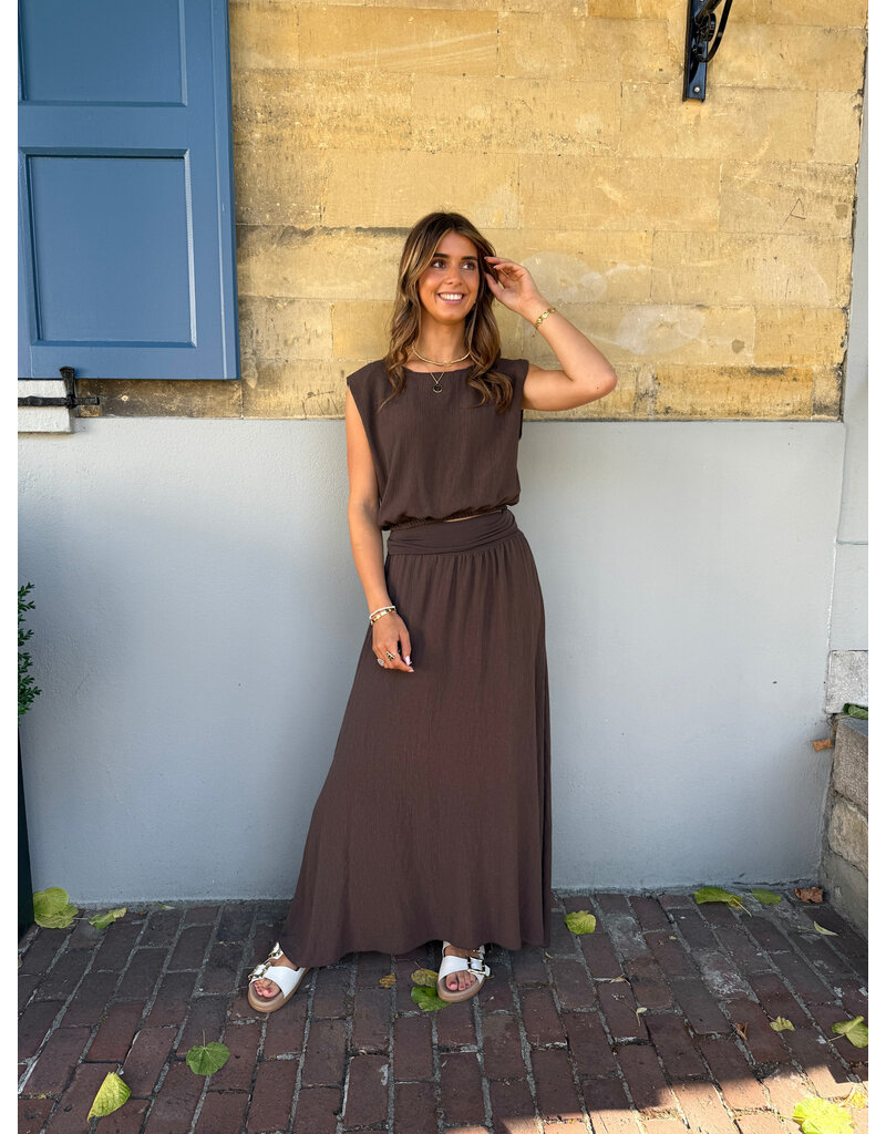 21Jewelz Co-ord summer set - choco bruin