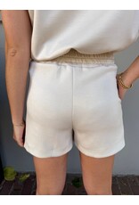 21Jewelz Basic shortje met elastiek - ecru