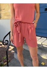 21Jewelz Losvallend lurex shortje - roest