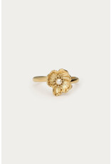 My Jewellery My Jewellery | Botanical ring met klaproos bloem - goud