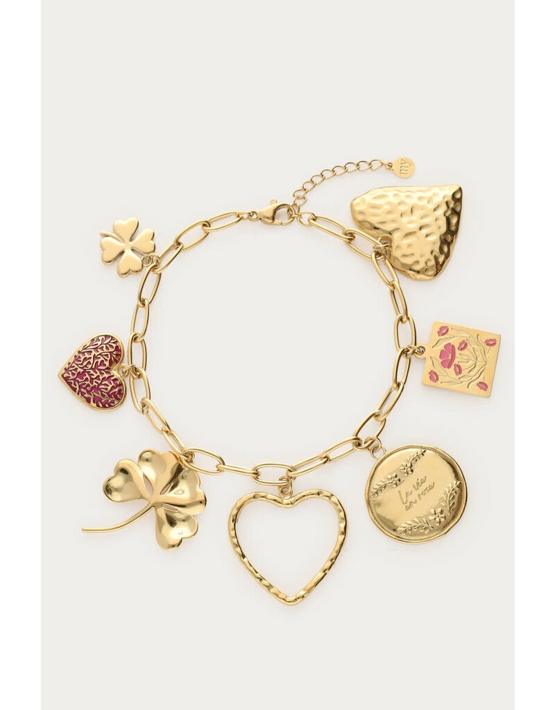 My Jewellery My Jewellery | Botanical statement bedel armband - goud