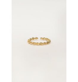 My Jewellery My Jewellery | Mix ring gedraaid - goud