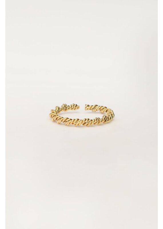My Jewellery My Jewellery | Mix ring gedraaid - goud