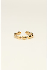 My Jewellery Ring met ovalen patronen - goud